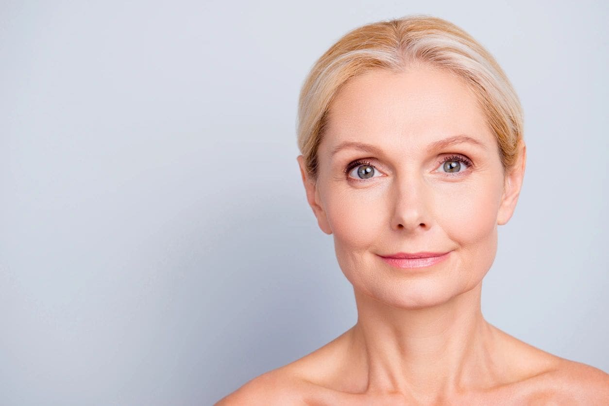 Illustrative skin-care photograph from our original website